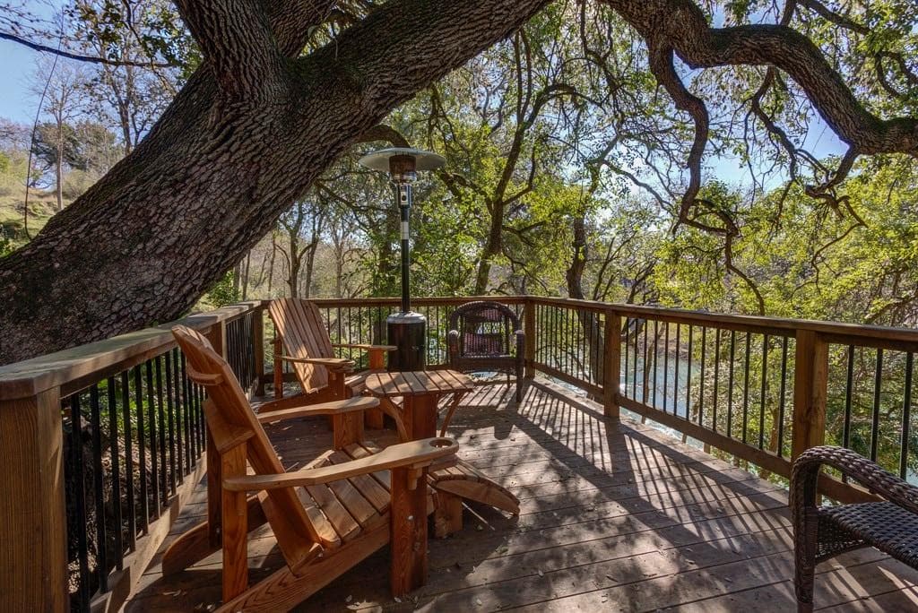 We love to sit here, listening to the river & watching for deer & wildlife 